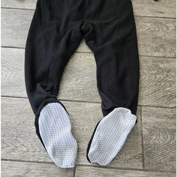 DC Comics Batman Kids One Piece Pajama Black and Gray - Picture 6 of 7